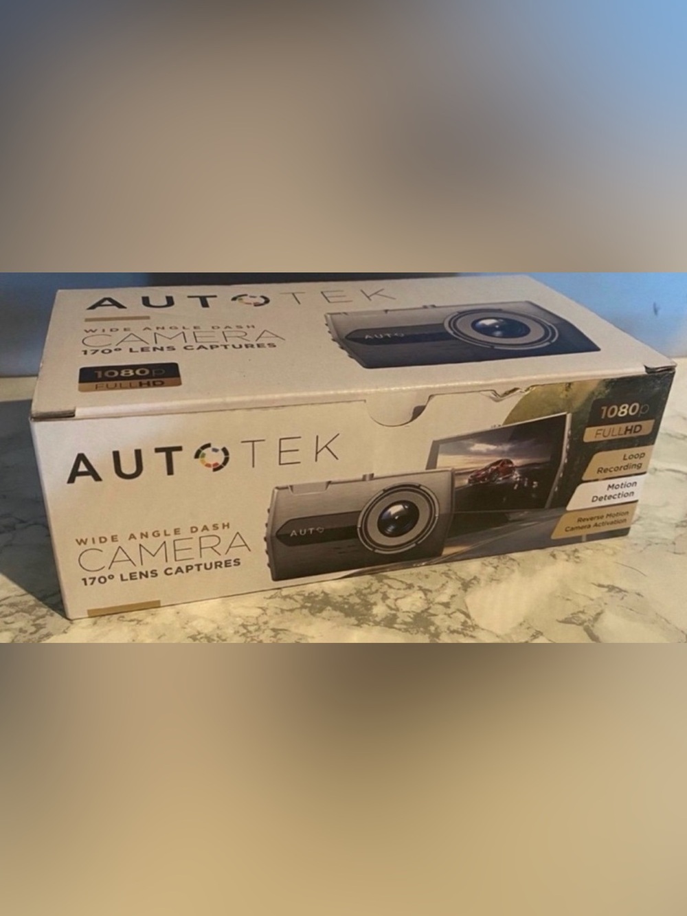 Brand New  Wide Angle Dash Camera in White/Grey Box